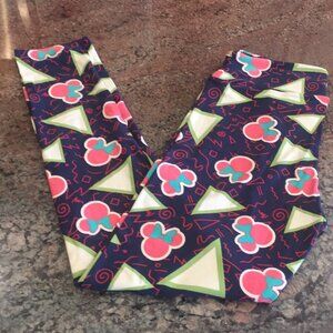 OS NWOT LuLaRoe Leggings Disney F02 621